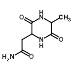 CAS#: 131025-37-1, 2-(5-Methyl-3,6-Dioxo-2-Piperazinyl)Acetamide