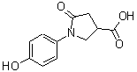 CAS#: 131179-71-0, 1-(4-Hydroxyphenyl)-5-Oxo-3-Pyrrolidinecarboxylic Acid