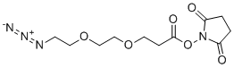 CAS 登录号：1312309-64-0， 叠氮-二聚乙二醇-琥珀酰亚胺酯