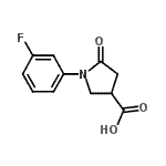 CAS#: 13135-69-8, 1-(3-Fluorophenyl)-5-Oxo-3-Pyrrolidinecarboxylic Acid