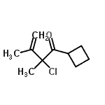 CAS#: 131353-07-6, 2-Chloro-1-Cyclobutyl-2,3-Dimethyl-3-Buten-1-One