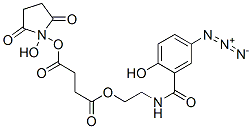 CAS 登录号：131483-43-7， 1-(N-(2-羟基-5-叠氮基苯甲酰基)-2-氨基乙基)-4-(N-羟基琥珀酰亚胺基)琥珀酸盐