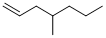 CAS#: 13151-05-8, 4-Methyl-1-Heptene