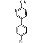 CAS 登录号：131548-21-5， 5-(4-溴苯基)-2-甲基嘧啶
