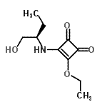 CAS 登录号：131588-96-0， 3-乙氧基-4-{[(2R)-1-羟基-2-丁烷基]氨基}-3-环丁烯-1,2-二酮