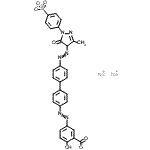 CAS#: 13164-93-7, Disodium 2-Hydroxy-5-[(4'-{[3-Methyl-5-Oxo-1-(4-Sulfonatophenyl)-4,5-Dihydro-1H-Pyrazol-4-Yl]Diazenyl}-4-Biphenylyl)Diazenyl]Benzoate