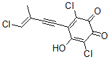 CAS#: 131651-40-6, 3,6-Dichloro-4-[(E)-4-Chloro-3-Methylbut-3-En-1-Ynyl]-5-Hydroxycyclohexa-3,5-Diene-1,2-Dione