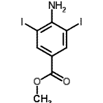 CAS#: 131755-87-8, Methyl 4-Amino-3,5-Diiodobenzoate