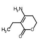 CAS#: 131792-98-8, 4-Amino-3-Ethyl-5,6-Dihydro-2H-Pyran-2-One