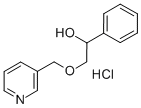 CAS 登录号：131962-27-1， 1-苯基-2-(吡啶-3-基甲氧基)乙醇盐酸盐
