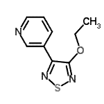 CAS#: 131987-62-7, 3-(4-Ethoxy-1,2,5-Thiadiazol-3-Yl)Pyridine