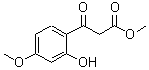 CAS 登录号：132017-98-2， 3-(2-羟基-4-甲氧基苯基)-3-氧代丙酸甲酯