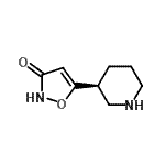 CAS#: 132033-59-1, 5-[(3S)-3-Piperidinyl]-1,2-Oxazol-3(2H)-One
