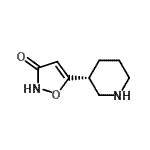 CAS#: 132033-94-4, 5-[(3R)-3-Piperidinyl]-1,2-Oxazol-3(2H)-One