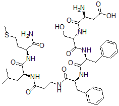 CAS#: 132041-94-2, L-alpha-Aspartyl-L-seryl-L-phenylalanyl-L-phenylalanyl-beta-alanyl-L-leucyl-L-methioninamide