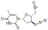 CAS 登录号：132101-32-7， 1-[(2R,4S,5R)-4-叠氮基-5-(异氰基甲基)四氢呋喃-2-基]-5-甲基嘧啶-2,4-二酮