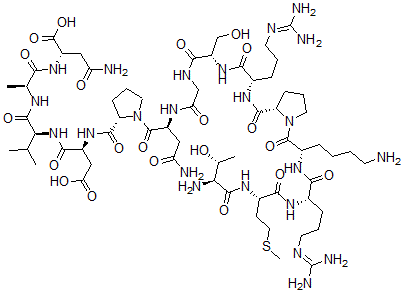 CAS 登录号：132116-62-2， 苏氨酰-蛋氨酰-精氨酸-赖氨酰-脯氨酰-精氨酰-丝氨酰-甘氨酰-天冬氨酰胺酰-脯氨酰-天冬氨酰-缬氨酰-丙氨酰-天冬氨酰胺