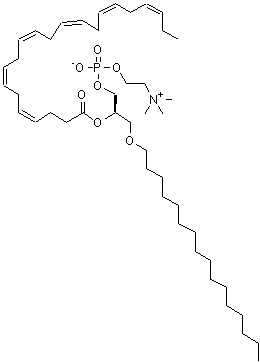 CAS 登录号：132213-85-5， (2R)-2-[(4Z,7Z,10Z,13Z,16Z,19Z)-4,7,10,13,16,19-二十二碳六烯酰氧基]-3-(十六烷氧基)丙基 2-(三甲基铵基)乙基磷酸酯