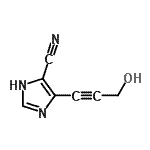 CAS#: 132252-29-0, 4-(3-Hydroxy-1-Propyn-1-Yl)-1H-Imidazole-5-Carbonitrile