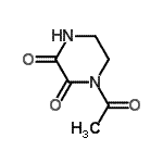 CAS#: 132269-98-8, 1-Acetyl-2,3-Piperazinedione