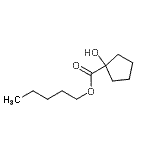 CAS#: 13227-83-3, Pentyl 1-Hydroxycyclopentanecarboxylate