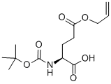 CAS#: 132286-79-4, N-[(1,1-Dimethylethoxy)Carbonyl]-L-Glutamic Acid 5-(2-Propen-1-Yl) Ester