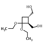 CAS#: 132294-14-5, [(1S,2S)-3,3-Diethoxy-1,2-Cyclobutanediyl]Dimethanol