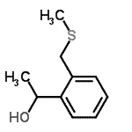 CAS 登录号：132310-54-4， 1-{2-[(甲硫基)甲基]苯基}乙醇