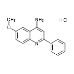 CAS#: 132346-95-3, 6-Methoxy-2-Phenyl-Quinolin-4-Amine Hydrochloride