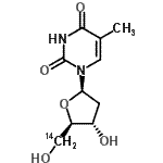 CAS#: 132376-92-2, 2'-Deoxy(5'-<Sup>14</Sup>C)-3,4-Dihydrothymidine