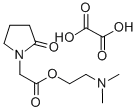 CAS#: 132382-22-0, 2-Dimethylaminoethyl 2-(2-Oxopyrrolidin-1-Yl)Acetate ethanedioate