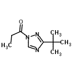 CAS 登录号：132408-63-0， 1-[3-(2-甲基-2-丙基)-1H-1,2,4-三唑-1-基]-1-丙酮