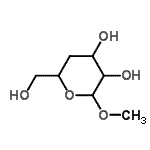 CAS#: 13241-00-4, Methyl 4-Deoxyhexopyranoside