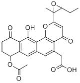 CAS#: 132412-64-7, 2-[8-Acetyloxy-2-(3-Ethyl-2-Methyloxiran-2-Yl)-12-Hydroxy-4,11-Dioxo-9,10-Dihydro-8H-Naphtho[7,6-H]Chromen-5-Yl]Acetic Acid