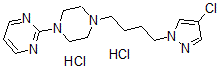 CAS 登录号：132449-89-9， 2-[4-[4-(4-氯吡唑-1-基)丁基]哌嗪-1-基]嘧啶二盐酸盐