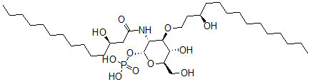 CAS#: 132760-25-9, [(2R,3R,4R,5S,6R)-5-Hydroxy-6-(Hydroxymethyl)-3-[[(3R)-3-Hydroxytetradecanoyl]Amino]-4-[(3R)-3-Hydroxytetradecoxy]Oxan-2-Yl] Dihydrogen Phosphate