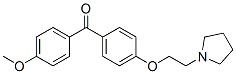 CAS#: 13278-77-8, 4-(beta(N-Pyrrolidinyl)Ethoxy)-4'-Methoxybenzophenone