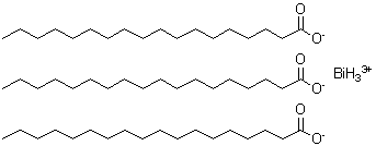 CAS 登录号：13283-68-6， 三硬脂酸铋(3+)