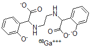 CAS#: 132830-14-9, N,N'-Ethylenebis(2-hydroxyphenyl)glycine-gallium(68) complex