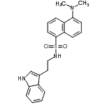 CAS 登录号：13285-17-1， 5-(二甲基氨基)-N-[2-(1H-吲哚-3-基)乙基]-1-萘磺酰胺