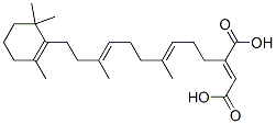 CAS 登录号：132911-46-7， (Z)-2-[(3E,7E)-4,8-二甲基-10-(2,6,6-三甲基-1-环己烯基)癸-3,7-二烯基]丁-2-烯二酸
