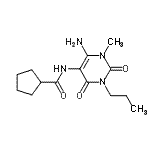 CAS#: 132940-63-7, N-(6-Amino-1-Methyl-2,4-Dioxo-3-Propyl-1,2,3,4-Tetrahydro-5-Pyrimidinyl)Cyclopentanecarboxamide