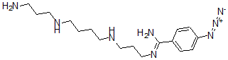 CAS#: 133009-20-8, N'-[3-[4-(3-Aminopropylamino)Butylamino]Propyl]-4-Azidobenzenecarboximidamide