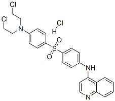 CAS#: 133041-59-5, N-[4-[4-[Bis(2-Chloroethyl)Amino]Phenyl]Sulfonylphenyl]Quinolin-4-Amine Hydrochloride