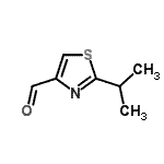 CAS 登录号：133047-46-8， 2-异丙基-1,3-噻唑-4-甲醛