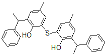 CAS#: 13314-00-6, 2,2'-Thiobis[4-methyl-6-(alpha-methylbenzyl)phenol]
