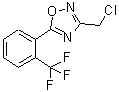 CAS 登录号：133144-89-5， 3-(氯甲基)-5-[2-(三氟甲基)苯基]-1,2,4-恶二唑