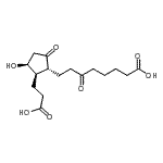 CAS#: 133161-96-3, 8-[(1R,2R,3S)-2-(2-Carboxyethyl)-3-Hydroxy-5-Oxocyclopentyl]-6-Oxooctanoic Acid