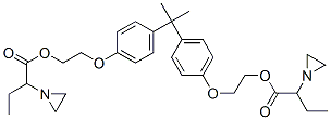 CAS#: 13320-34-8, (Isopropylidene)Bis(p-Phenyleneoxyethylene) Bis(alpha-Ethylaziridine-1-Acetate)