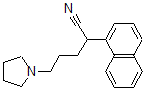 CAS 登录号：13326-33-5， alpha-[3-(1-吡咯烷基)丙基]-1-萘乙腈